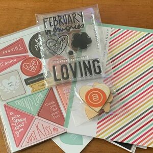 Heart Stickers and Craft Set - Multicolor